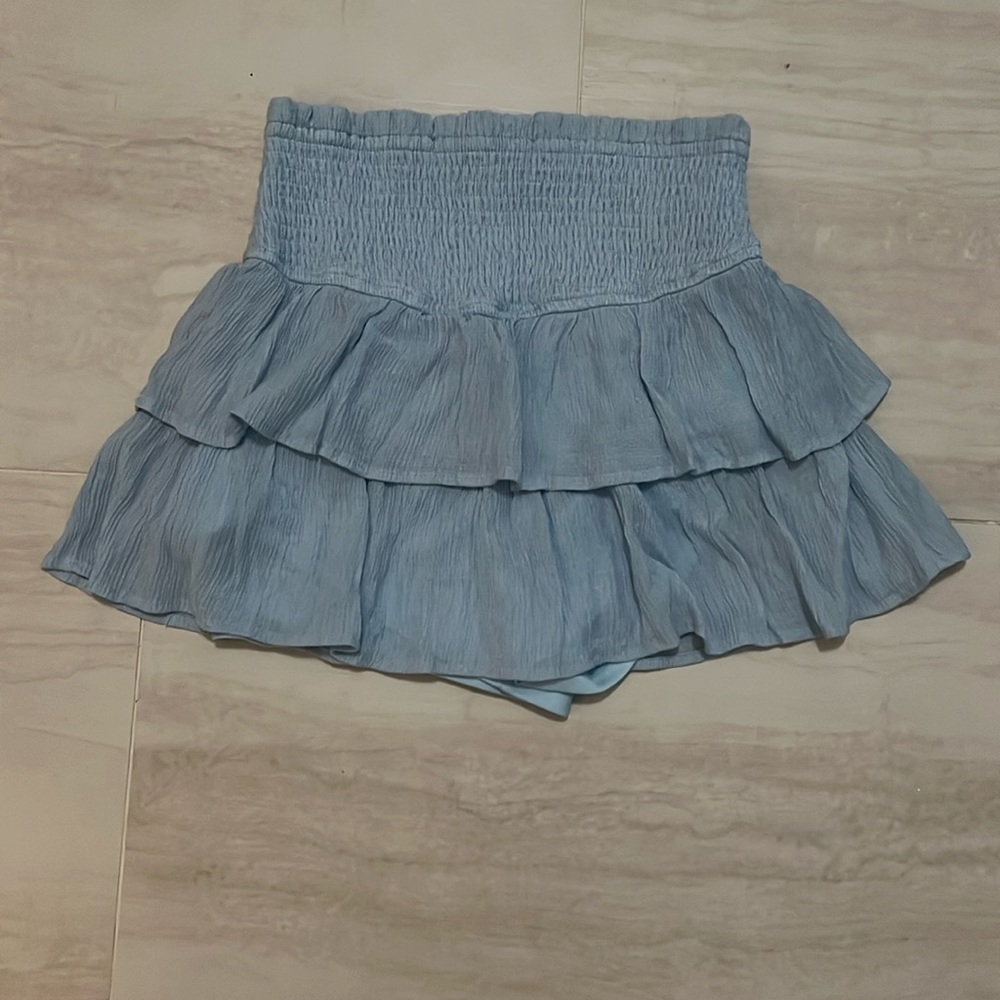 Blue rush skirt